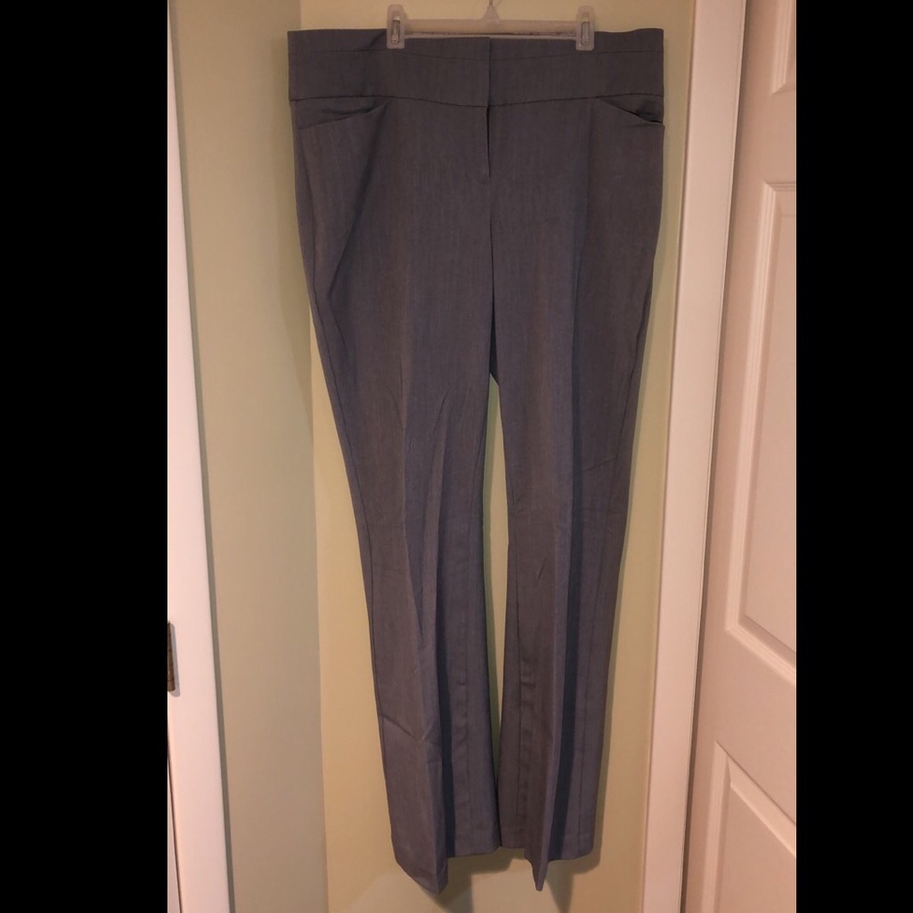 Maurice's grey dress bootcut pants 11/12 long